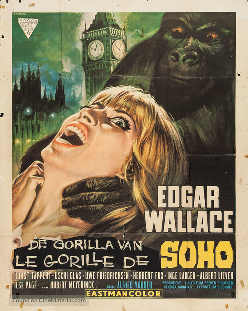 Der Gorilla von Soho - Italian Movie Poster