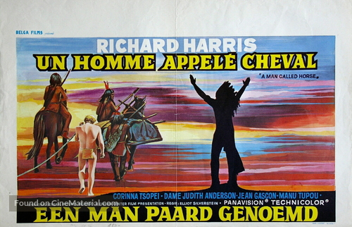 A Man Called Horse - Belgian Movie Poster