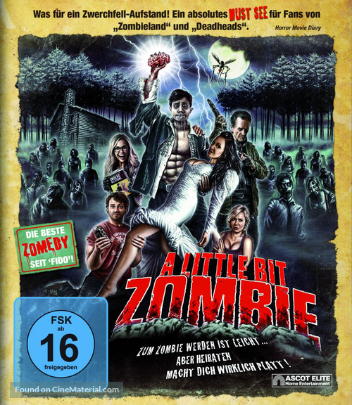 A Little Bit Zombie - German Blu-Ray movie cover