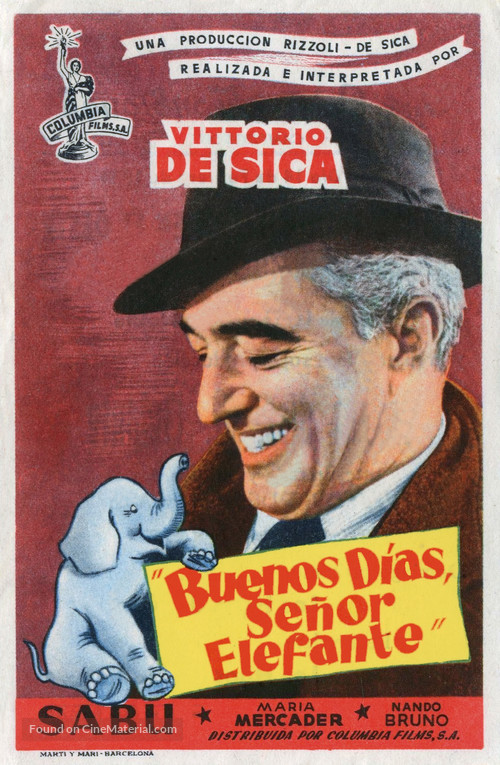 Buongiorno, elefante! - Spanish Movie Poster