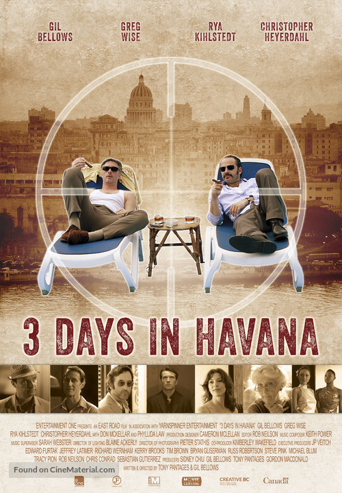 Three Days in Havana - Canadian Movie Poster