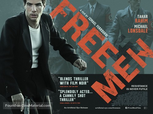 Les hommes libres - British Movie Poster