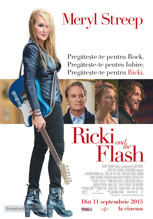 Ricki and the Flash - Romanian Movie Poster