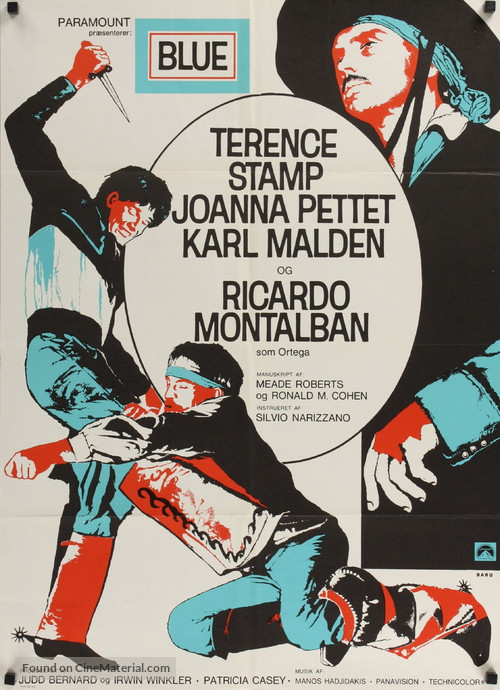 Blue - Danish Movie Poster