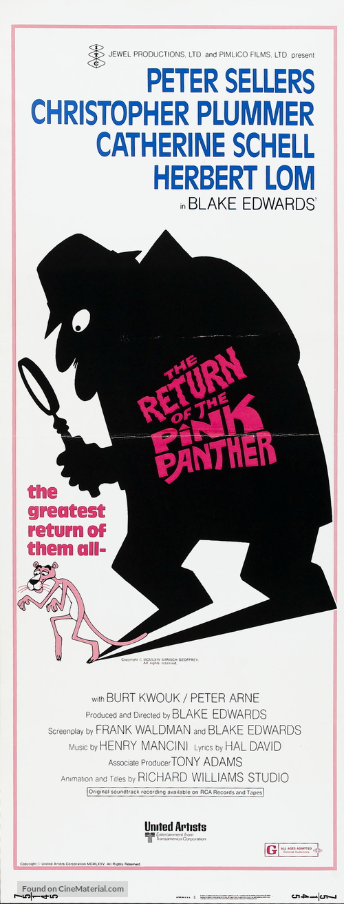 The Return of the Pink Panther - Movie Poster