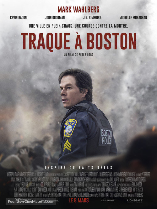 Patriots Day - French Movie Poster