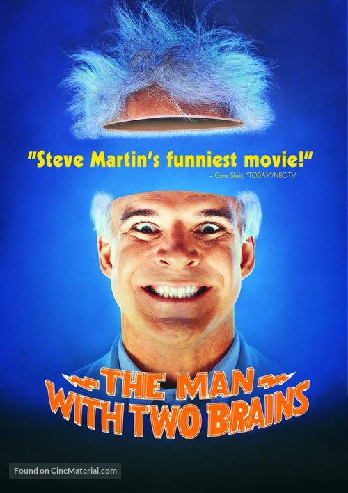 The Man with Two Brains - DVD movie cover
