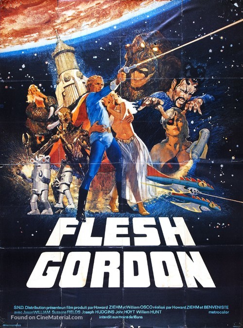 Flesh Gordon - French Movie Poster
