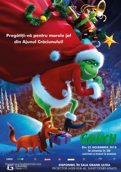 The Grinch - Romanian Movie Poster