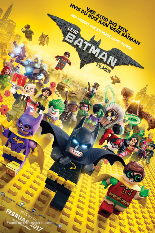 The Lego Batman Movie - Danish Movie Poster