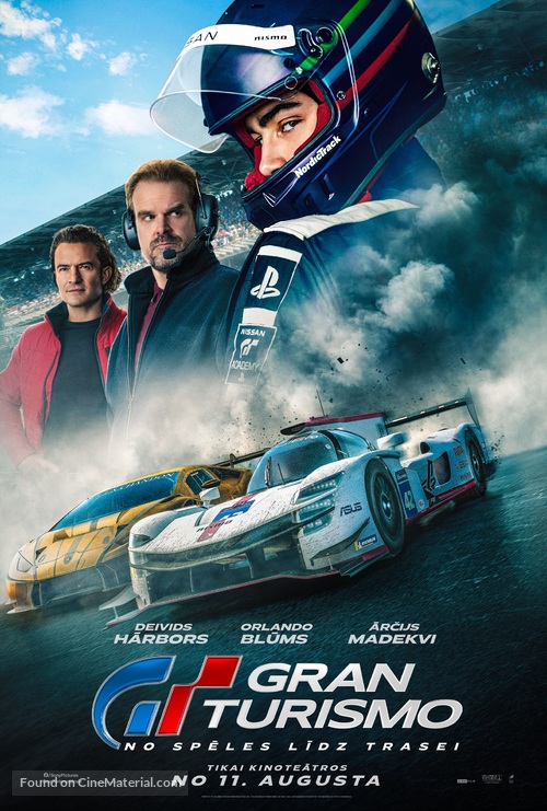 Gran Turismo - Latvian Movie Poster