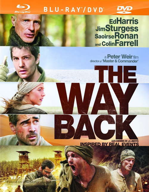 The Way Back - Canadian Blu-Ray movie cover