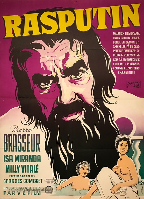 Raspoutine - Danish Movie Poster