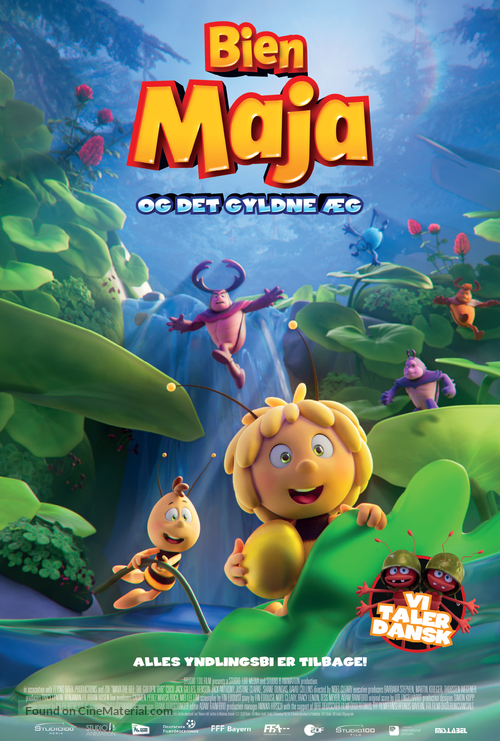 Maya the Bee 3: The Golden Orb - Danish Movie Poster