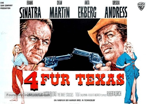 4 for Texas - German Movie Poster