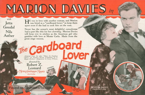 The Cardboard Lover - poster