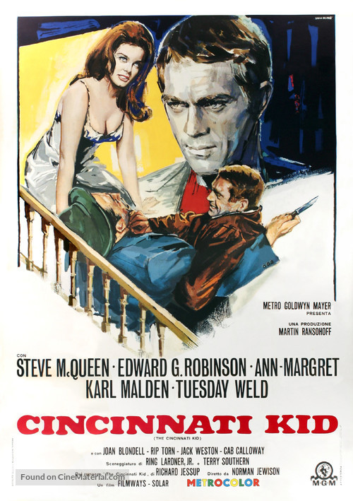The Cincinnati Kid - Italian Movie Poster