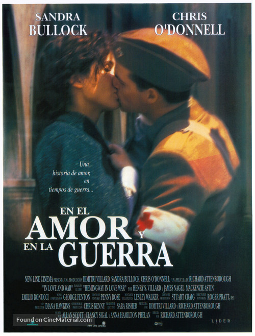 In Love and War - Spanish Movie Poster