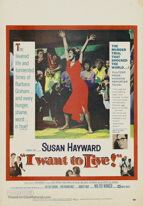 I Want to Live! - Movie Poster