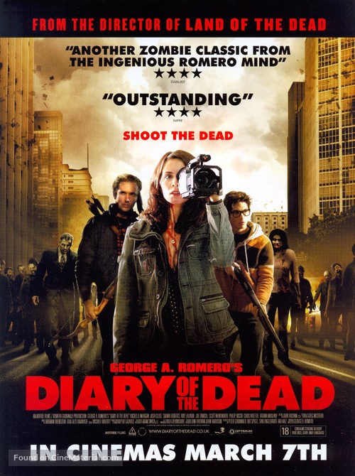 Diary of the Dead - British Movie Poster