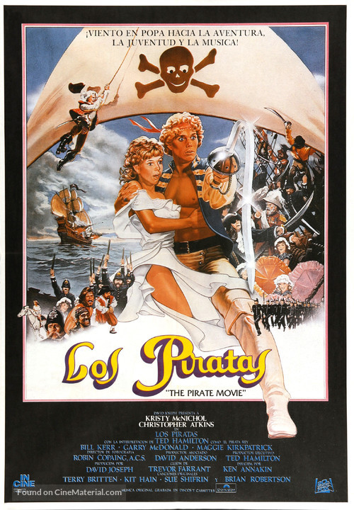 The Pirate Movie - Spanish Movie Poster