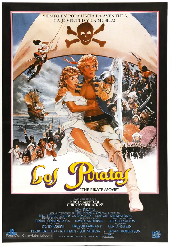 The Pirate Movie - Spanish Movie Poster