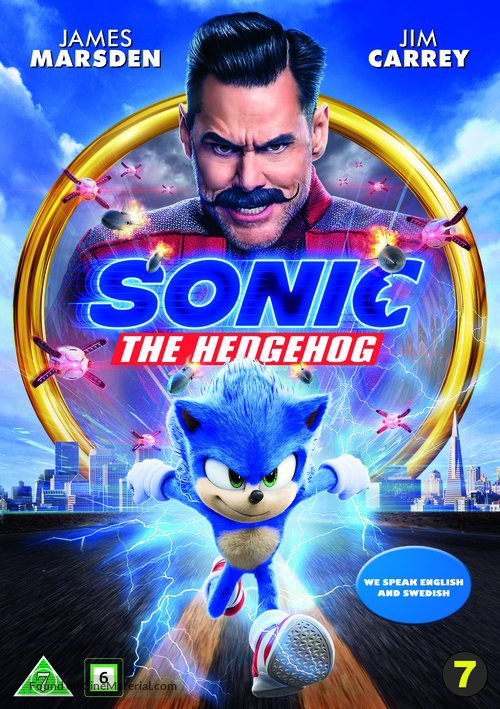 Sonic the Hedgehog - Danish DVD movie cover