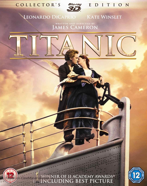 Titanic - British Blu-Ray movie cover