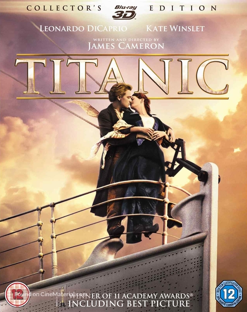 Titanic - British Blu-Ray movie cover