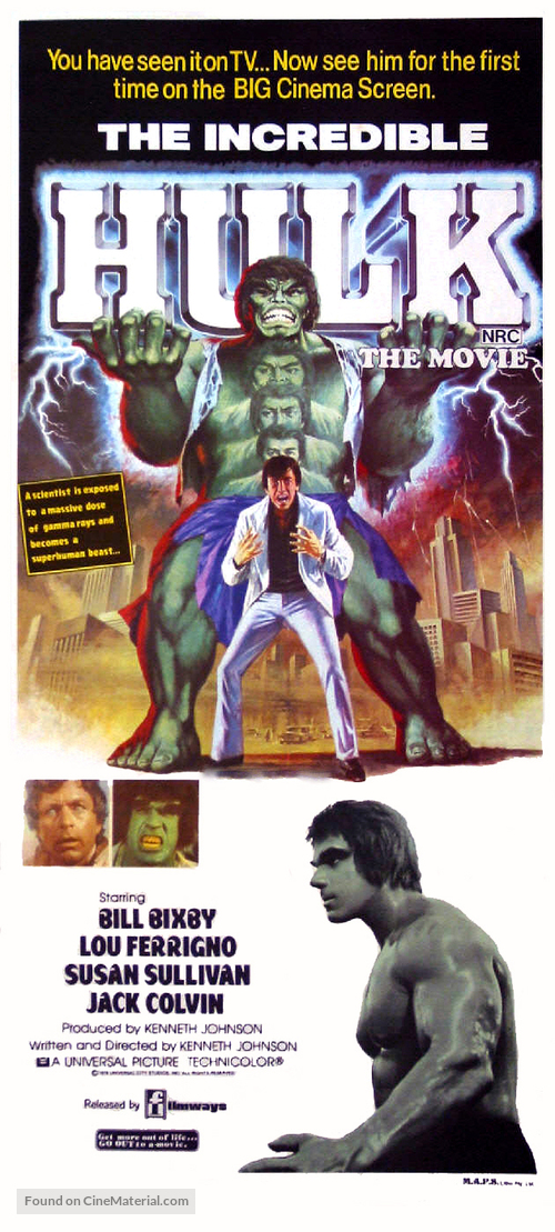&quot;The Incredible Hulk&quot; - Australian Movie Poster
