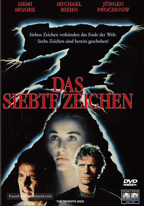 The Seventh Sign - German DVD movie cover