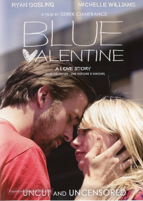 Blue Valentine - Canadian DVD movie cover