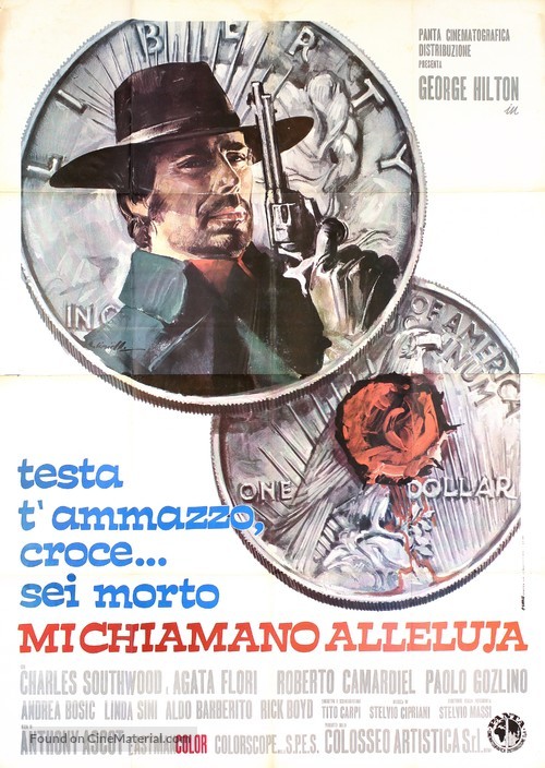 Testa t&#039;ammazzo, croce... sei morto... Mi chiamano Alleluja - Italian Movie Poster