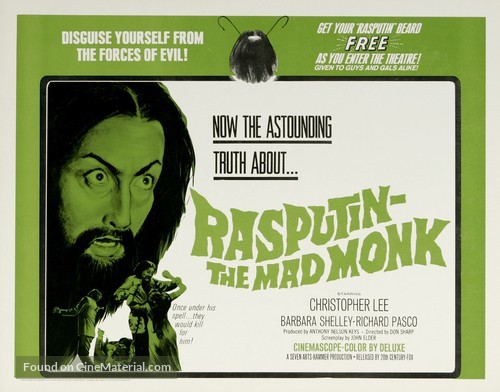 Rasputin: The Mad Monk - Movie Poster