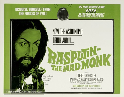 Rasputin: The Mad Monk - Movie Poster