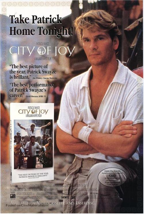 City of Joy - Video release movie poster