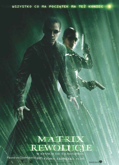 The Matrix Revolutions - Polish Movie Poster
