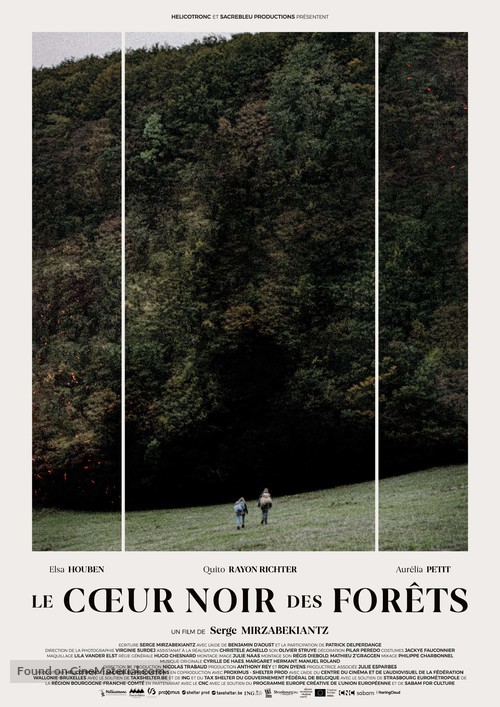 Le coeur noir des for&ecirc;ts - French Movie Poster