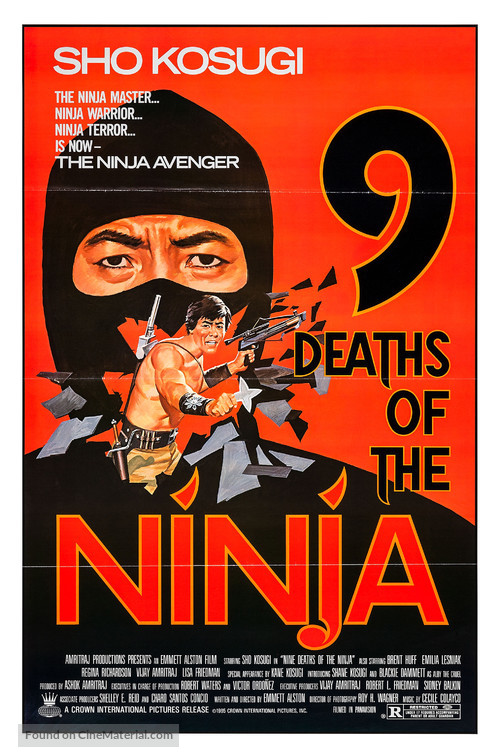 Nine Deaths of the Ninja - Movie Poster