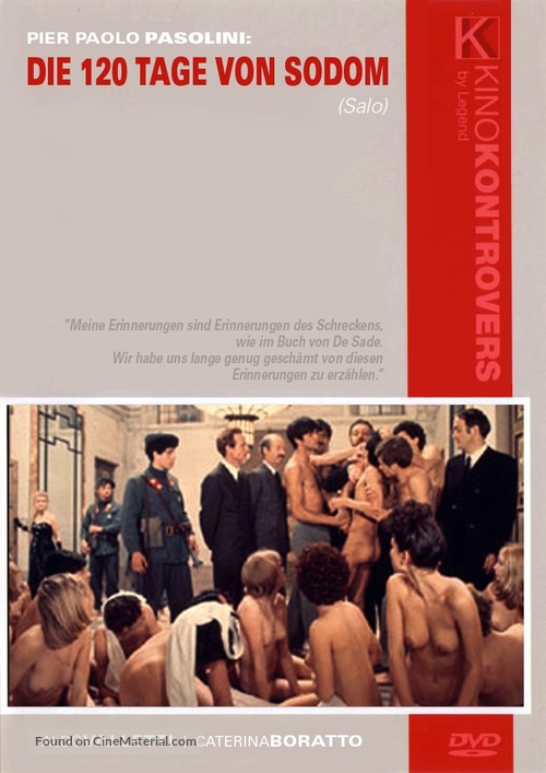 Sal&ograve; o le 120 giornate di Sodoma - German Movie Cover