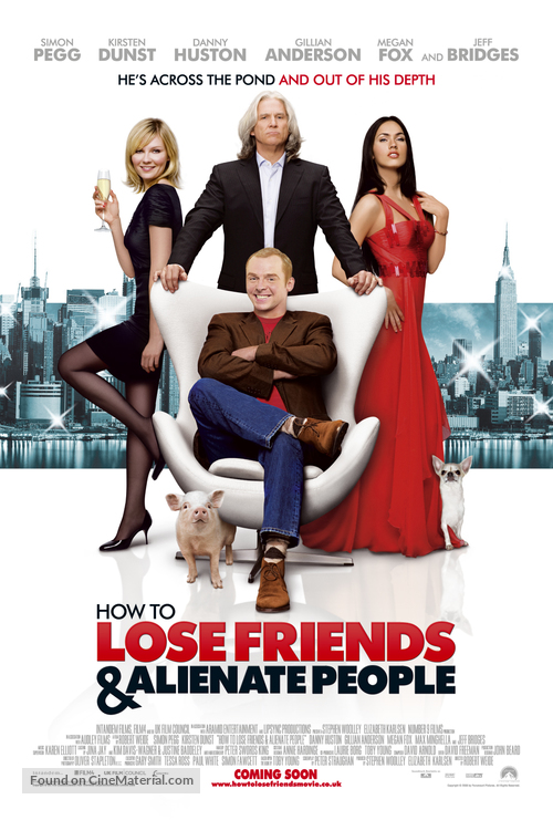How to Lose Friends &amp; Alienate People - British Movie Poster