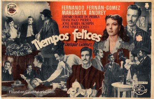 Tiempos felices - Spanish Movie Poster