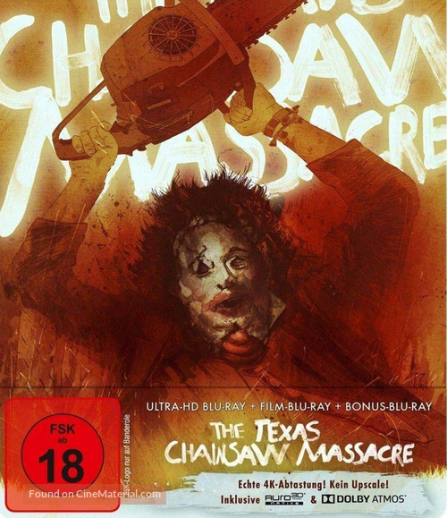 The Texas Chain Saw Massacre - German Blu-Ray movie cover