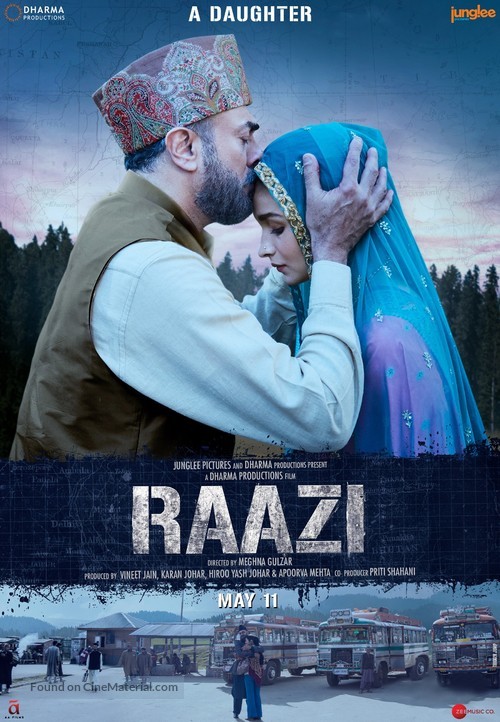 Raazi - Indian Movie Poster
