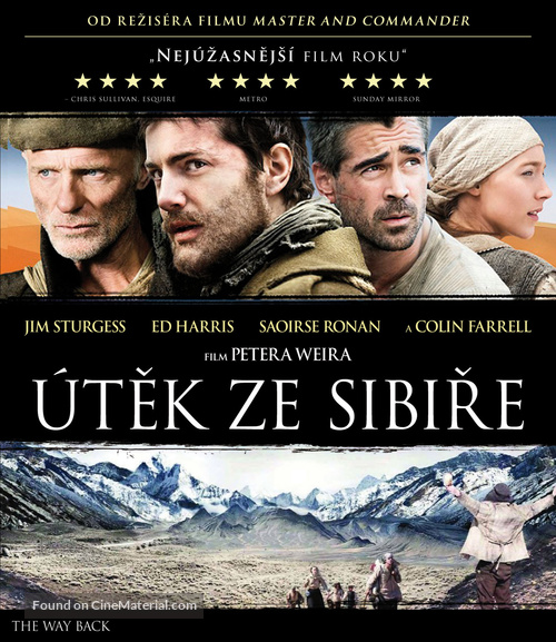 The Way Back - Czech Blu-Ray movie cover