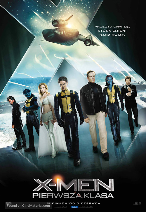 X-Men: First Class - Polish Movie Poster