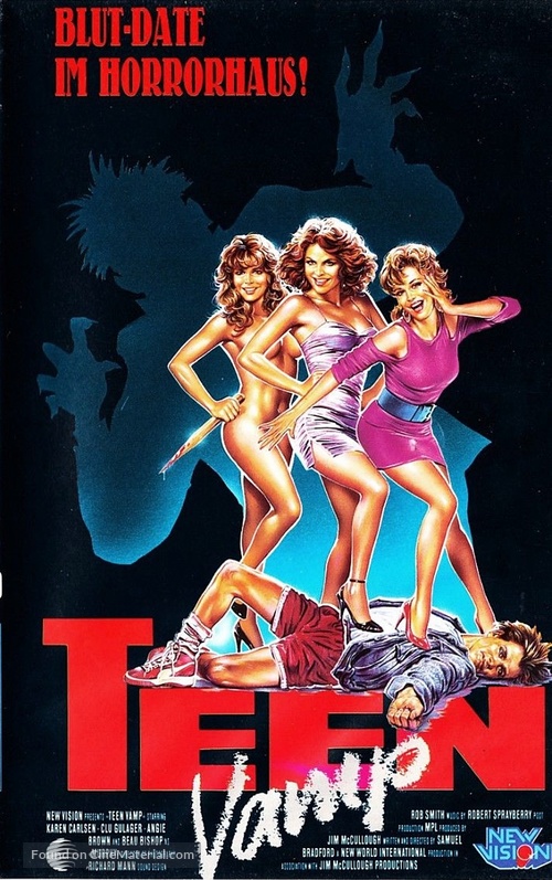 Teen Vamp - German VHS movie cover