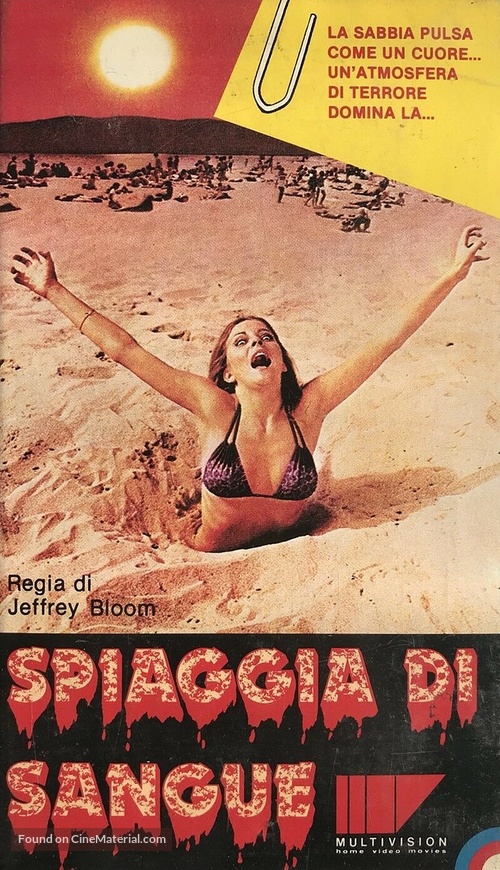 Blood Beach - Italian VHS movie cover