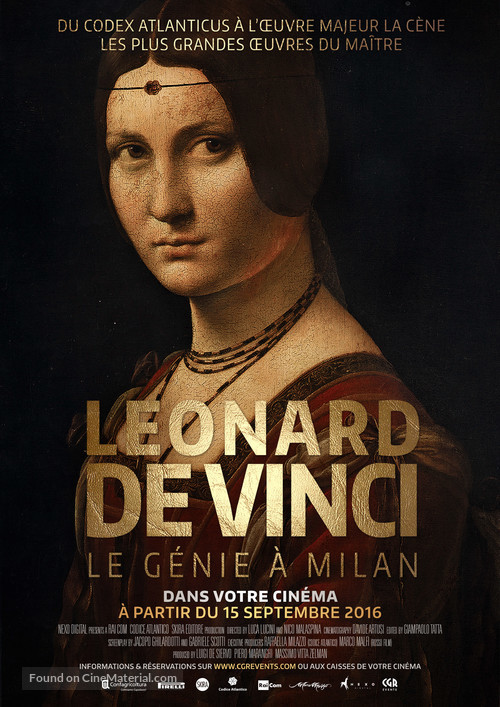 Leonardo da Vinci - Il genio a Milano - French Movie Poster