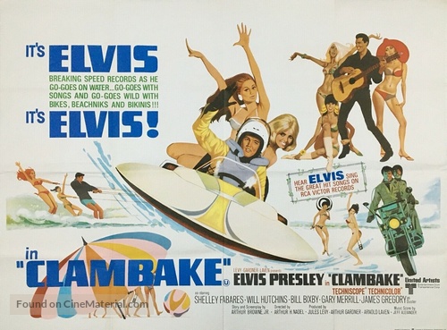 Clambake - British Movie Poster
